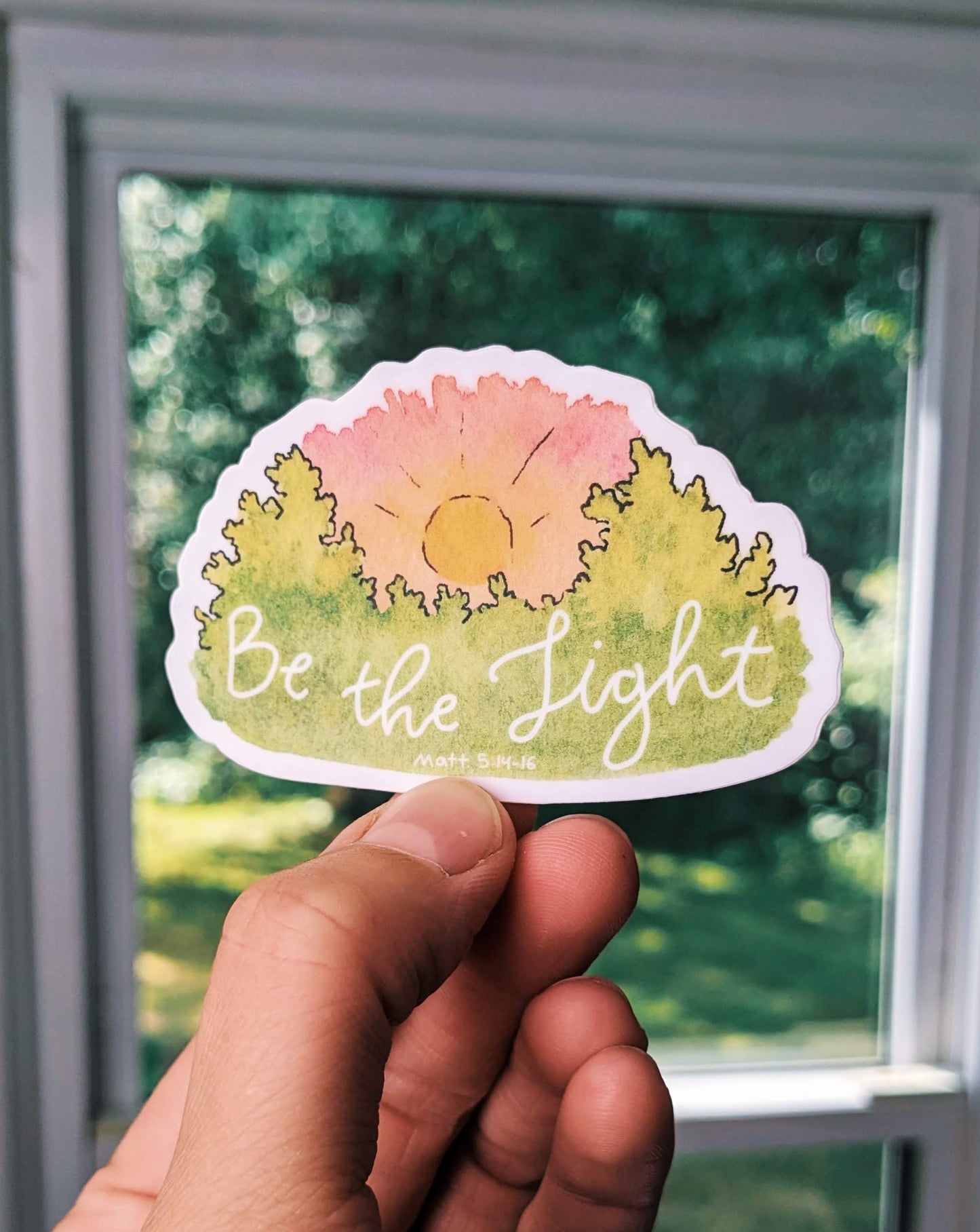 Be The Light | Vinyl Sticker - Kim Everhard Art