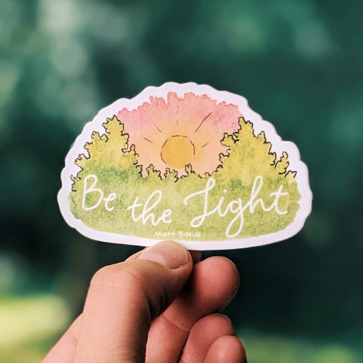 Be The Light | Vinyl Sticker - Kim Everhard Art