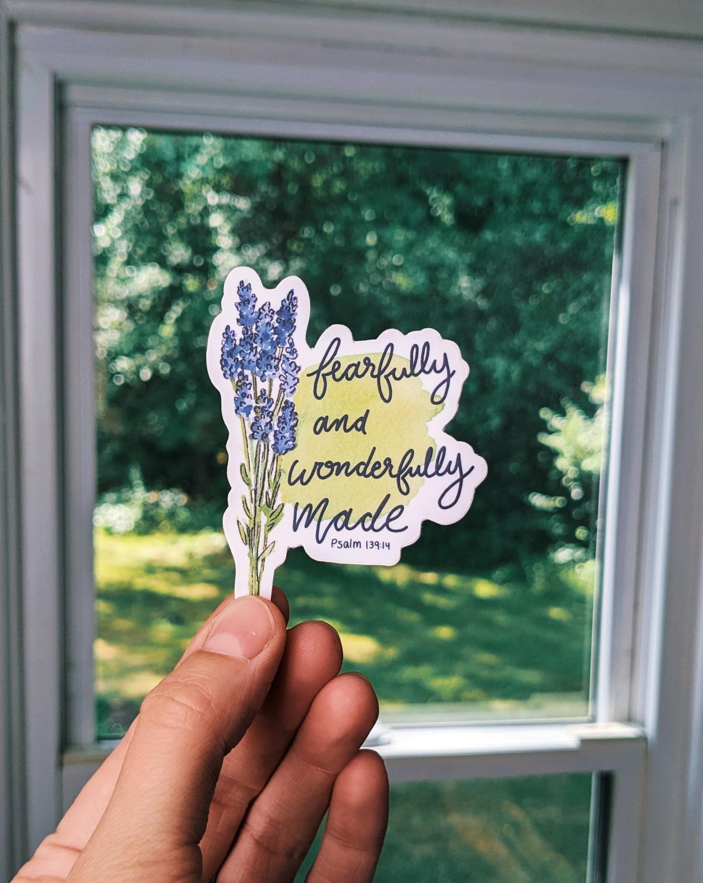 Psalm 139:14 | Vinyl Sticker - Kim Everhard Art
