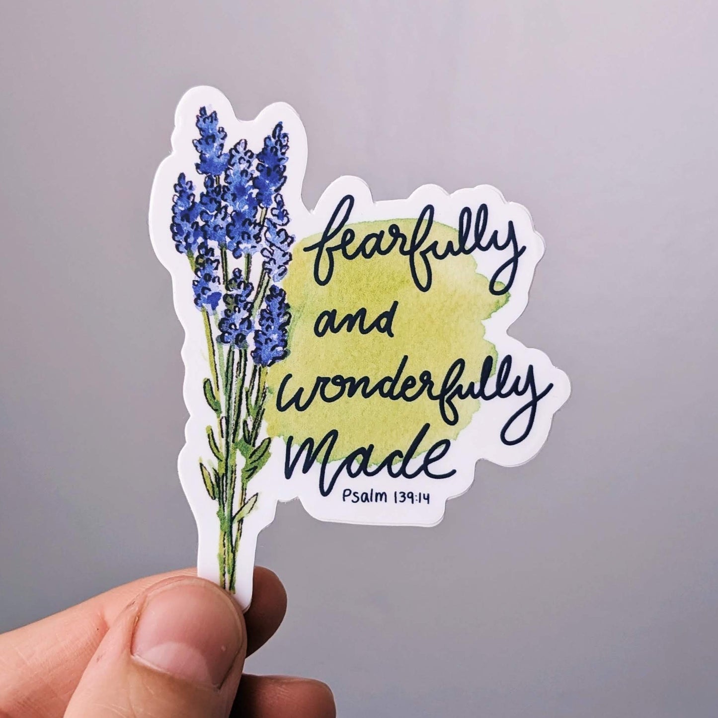 Psalm 139:14 | Vinyl Sticker - Kim Everhard Art