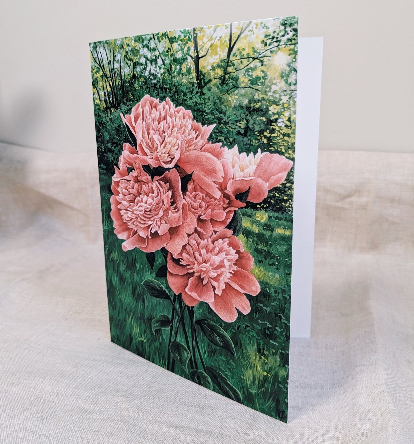 Peonies - Greeting Cards - Kim Everhard Art