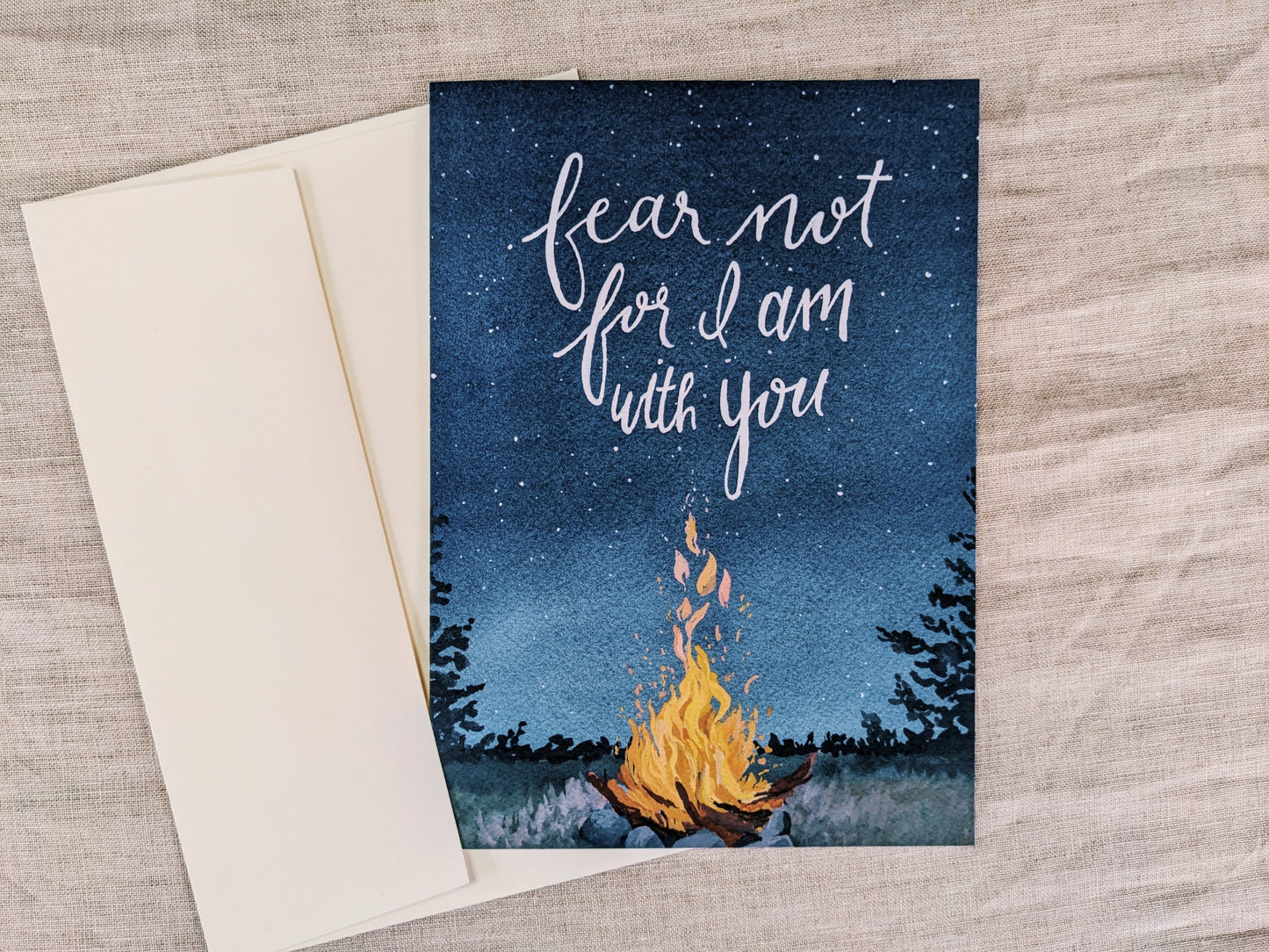 Fear Not - Greeting Card - Kim Everhard Art