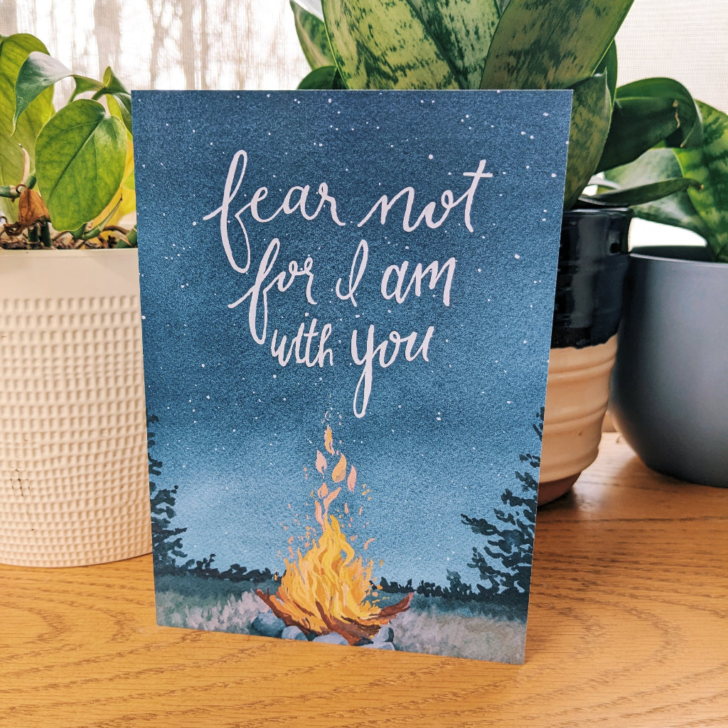 Fear Not - Greeting Card - Kim Everhard Art