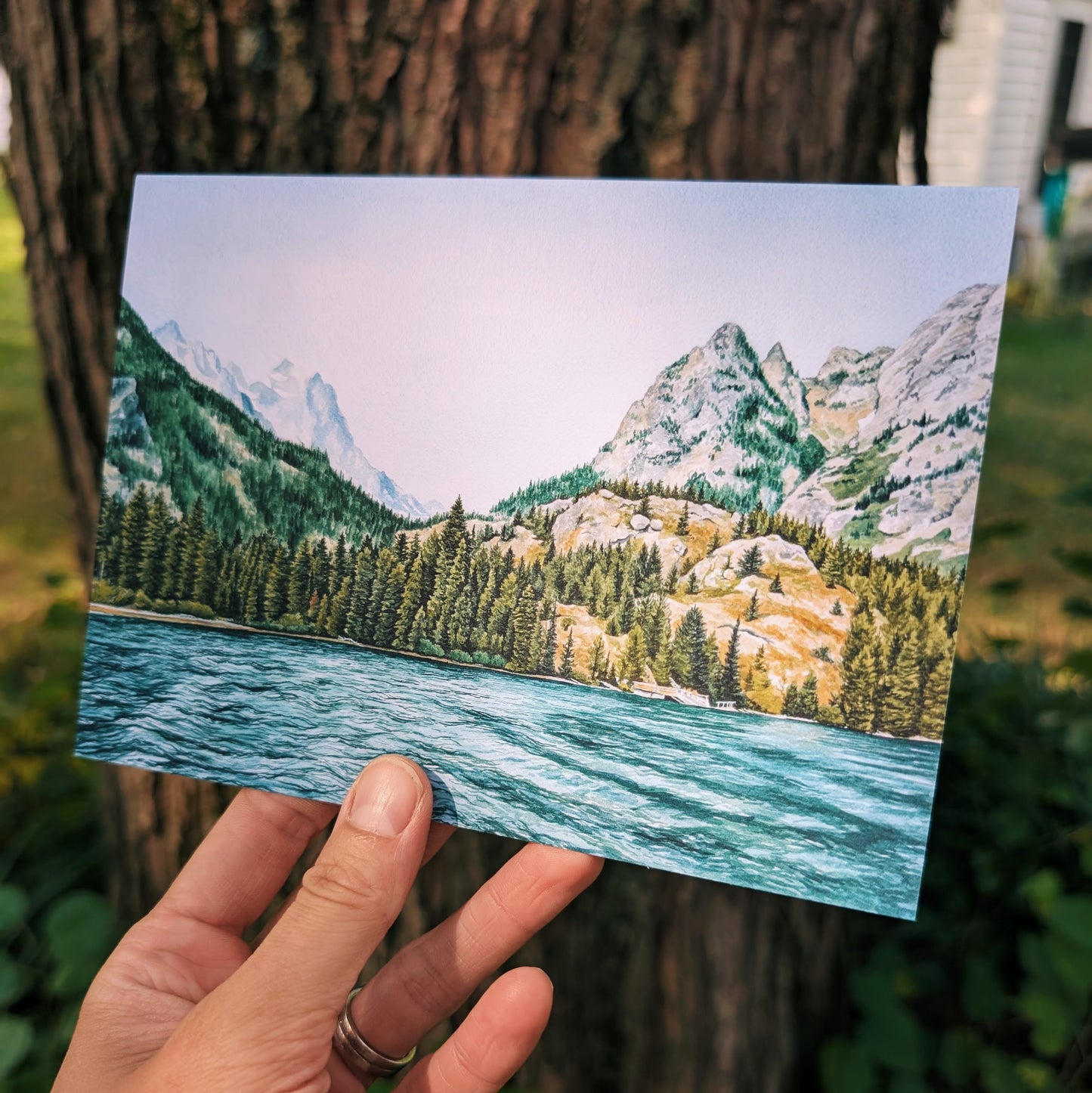 Jenny Lake - Greeting Card - Kim Everhard Art