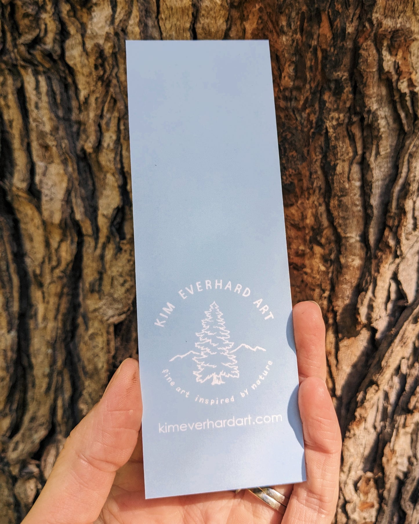 Hazy mountain view - Bookmark - Kim Everhard Art