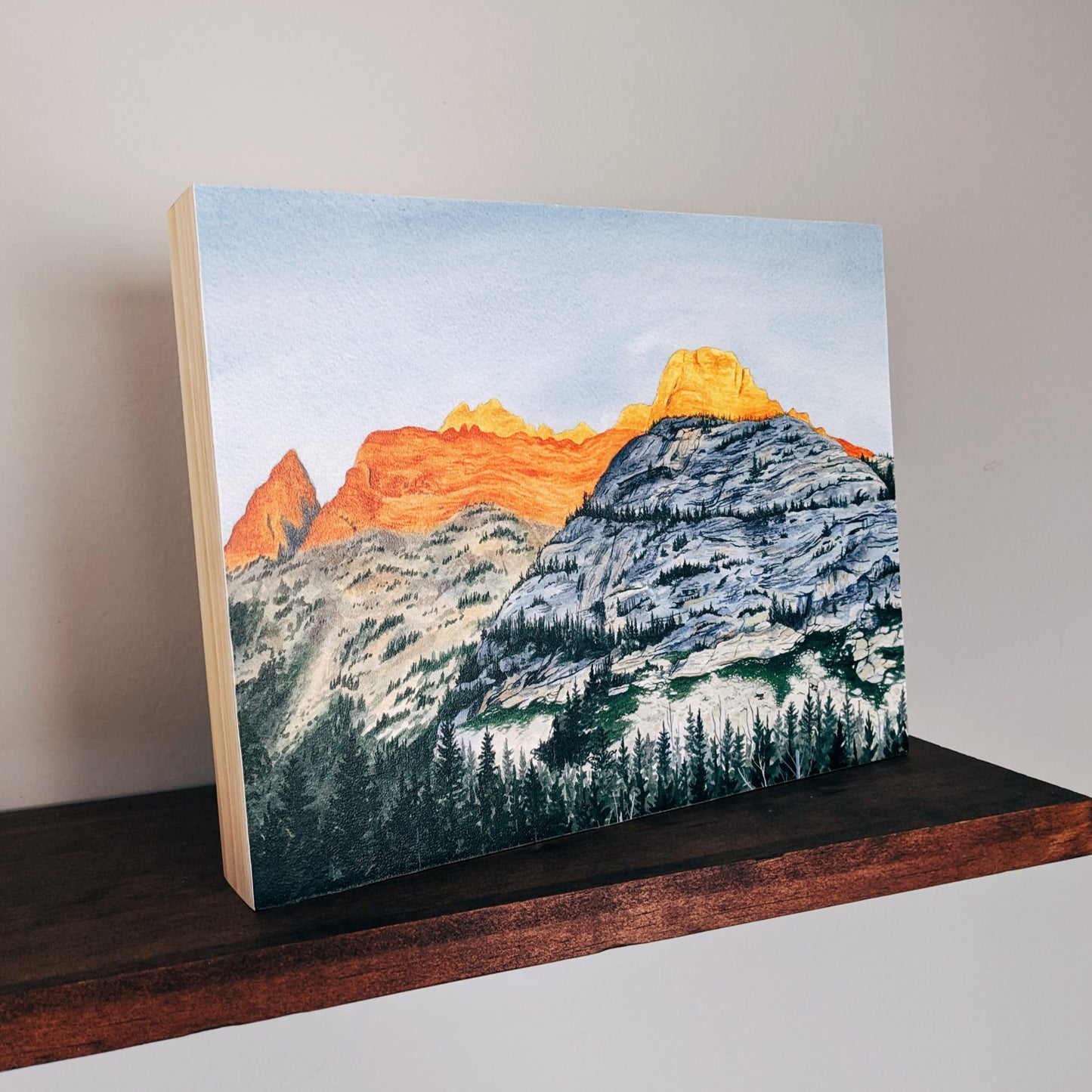 Grand Sunset - Wood Mounted Print - Kim Everhard Art