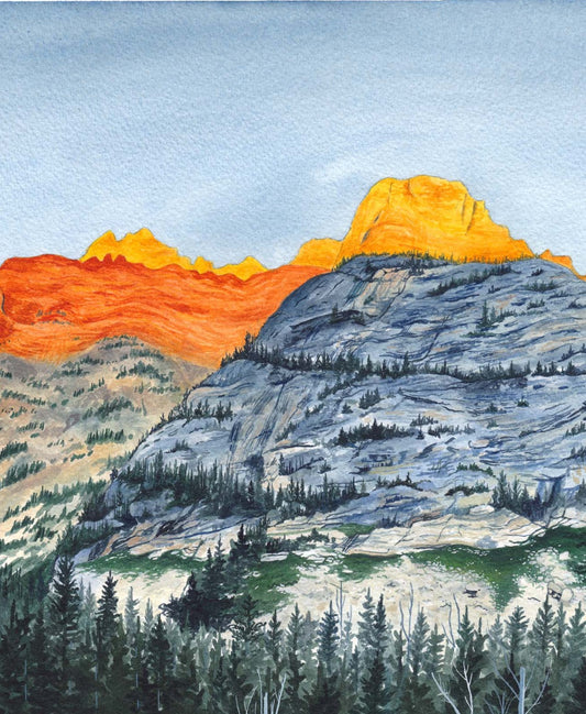 A Grand Sunset - Original Watercolor - Kim Everhard Art