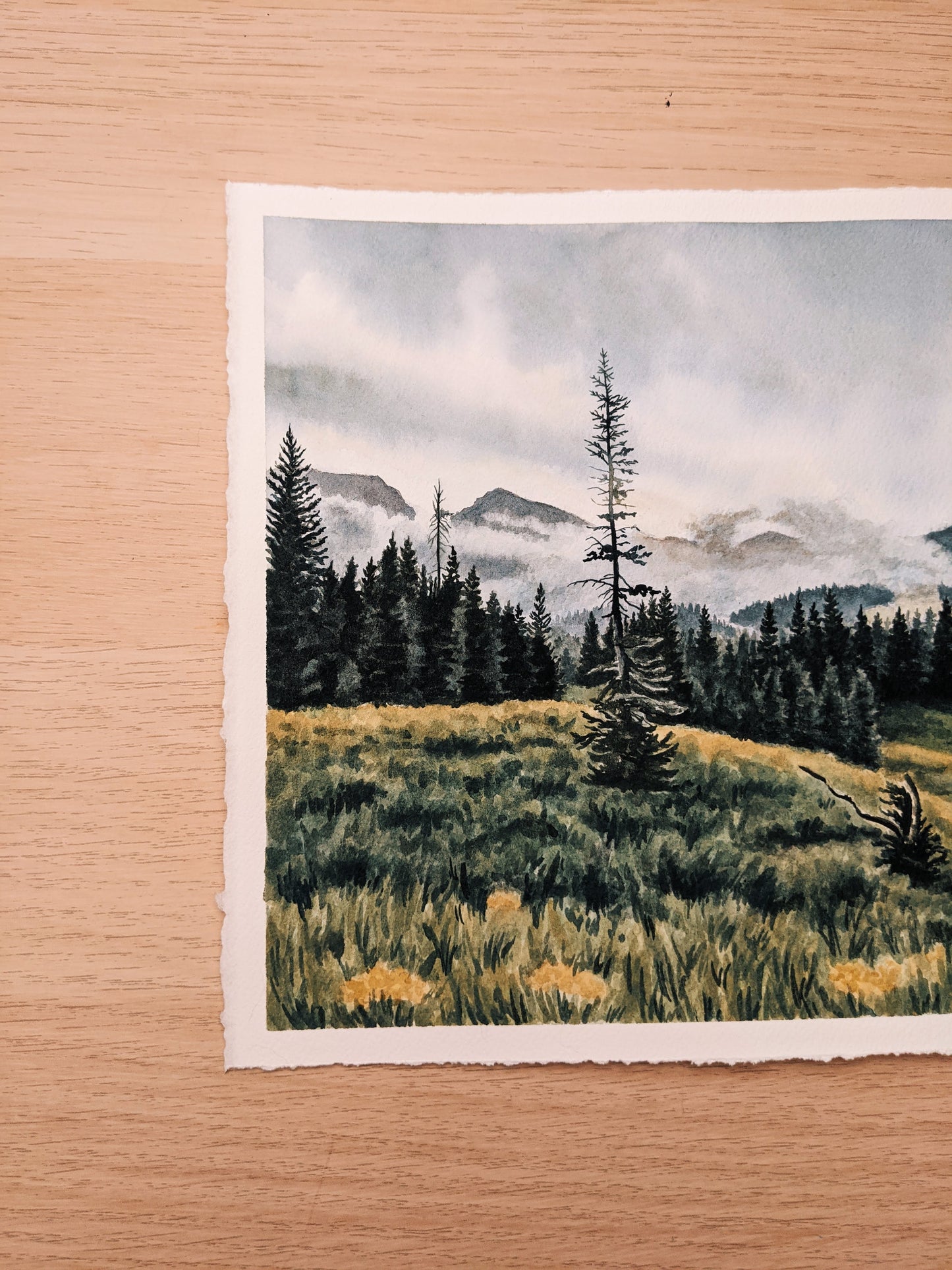 Middle Granite Canyon - Original Painting - 9x12 - Kim Everhard Art