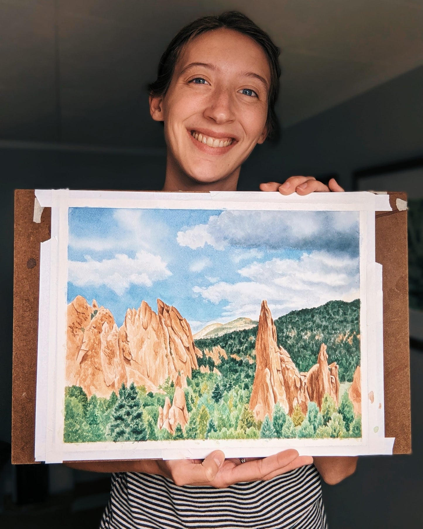 Garden of the Gods - Original Painting - 11x14 - Kim Everhard Art