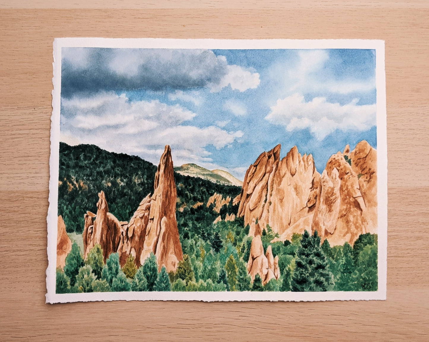 Garden of the Gods - Original Painting - 11x14 - Kim Everhard Art