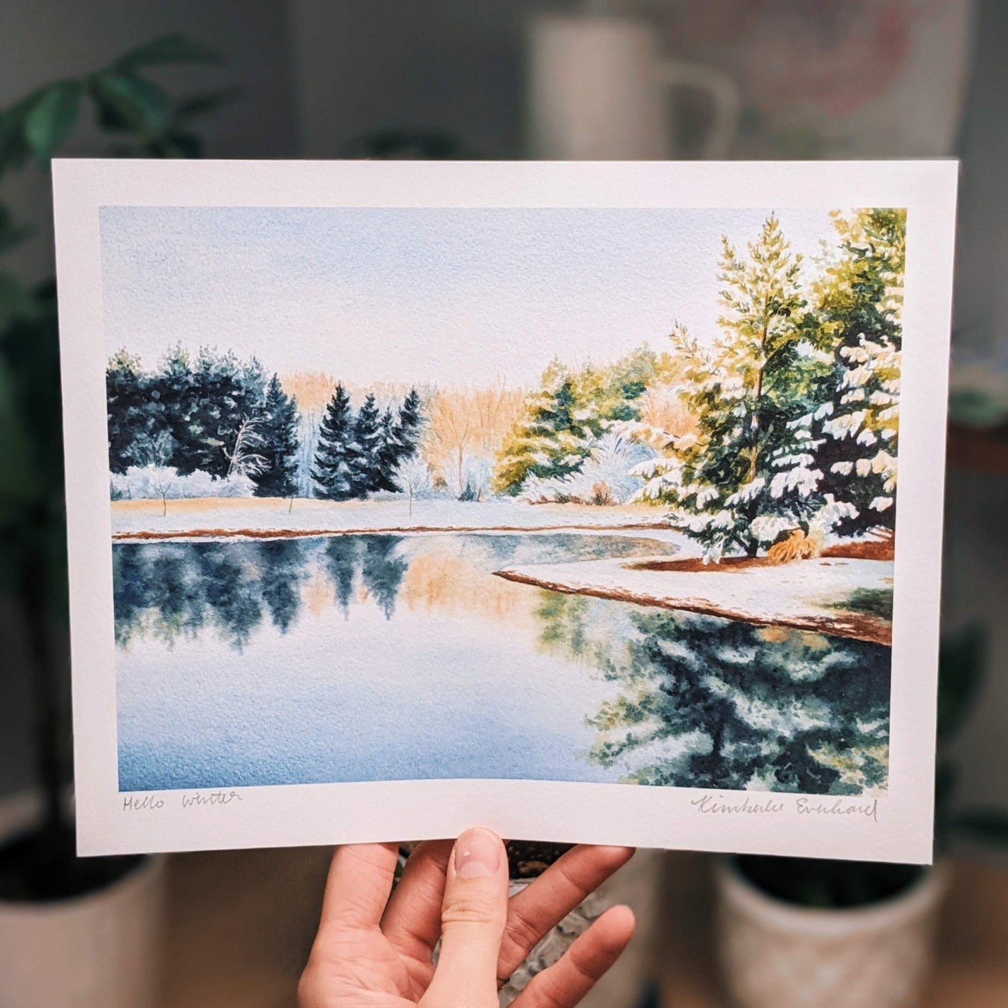 Hello Winter - Fine Art Print - Kim Everhard Art