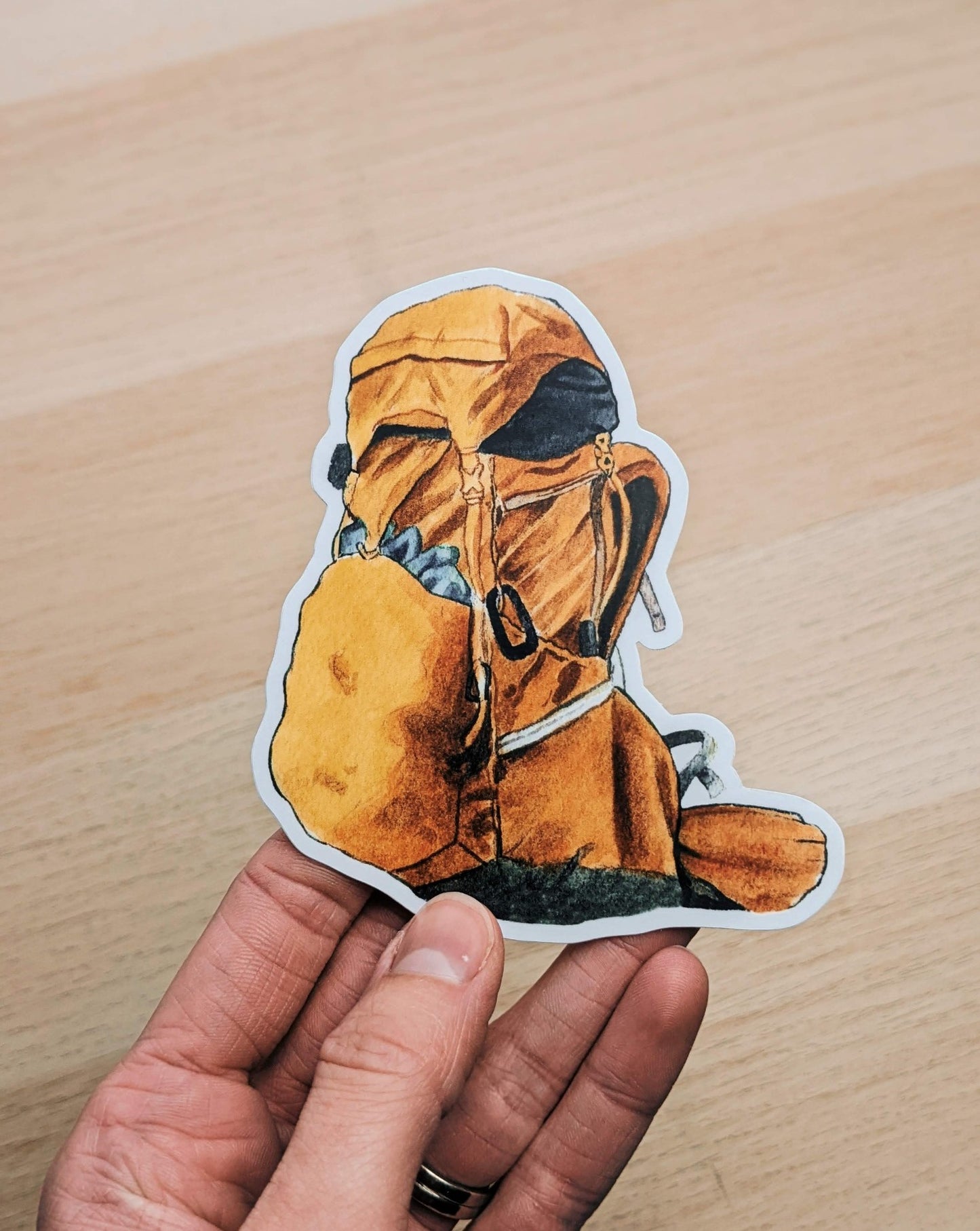 Backpack - Vinyl Sticker - Kim Everhard Art