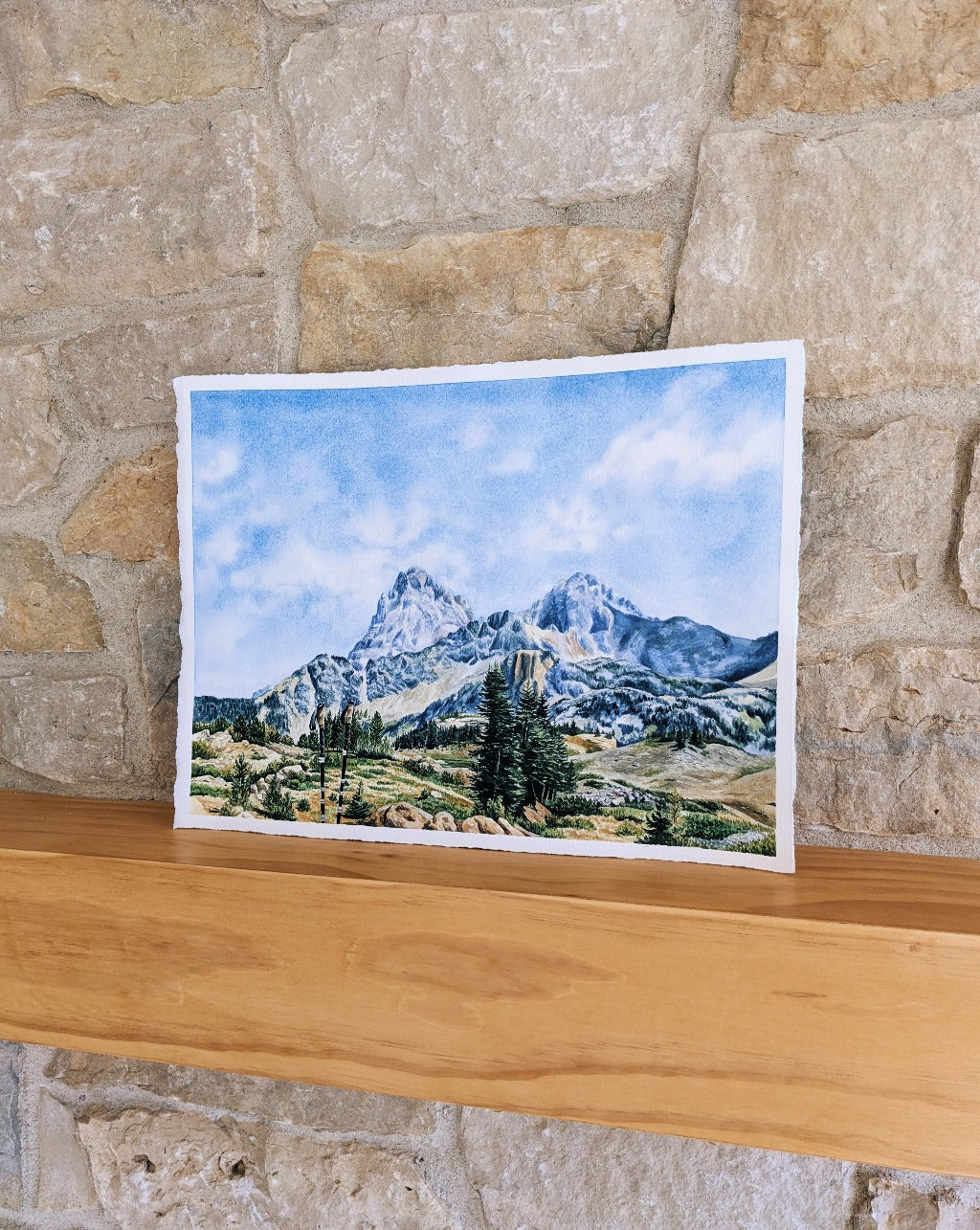 Cascade Canyon - Original Watercolor - Kim Everhard Art