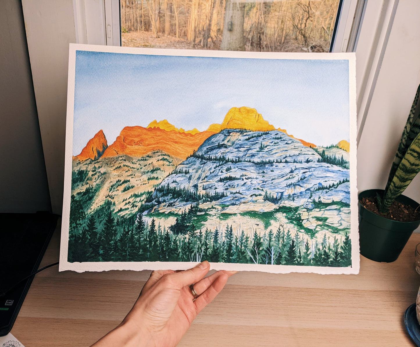 A Grand Sunset - Original Watercolor - Kim Everhard Art