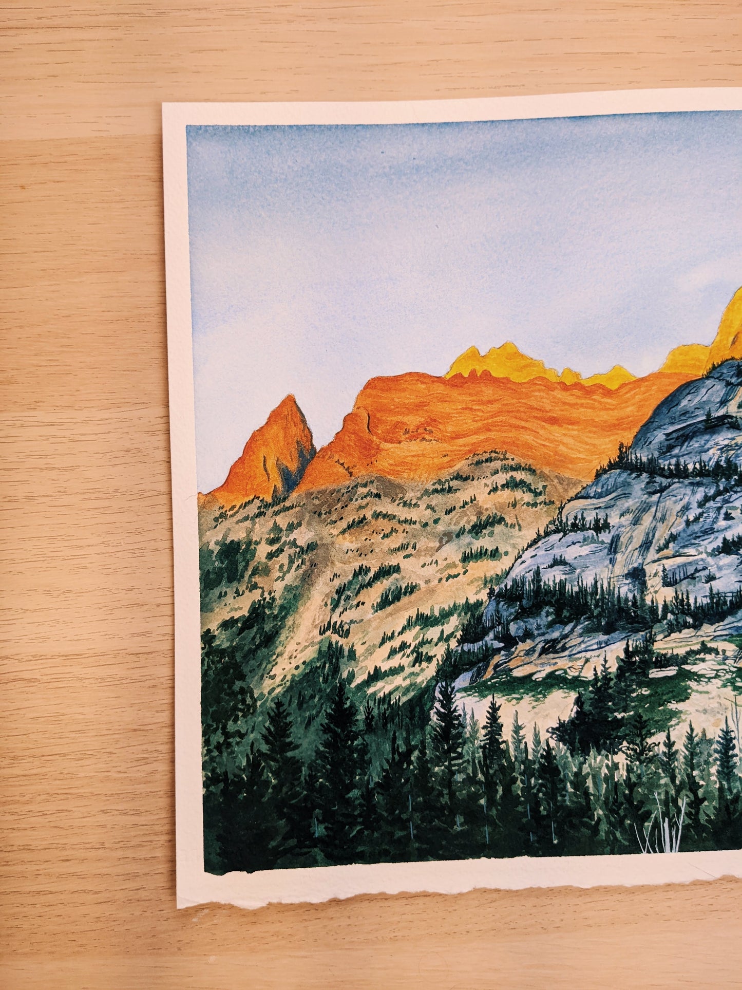 A Grand Sunset - Original Watercolor - Kim Everhard Art