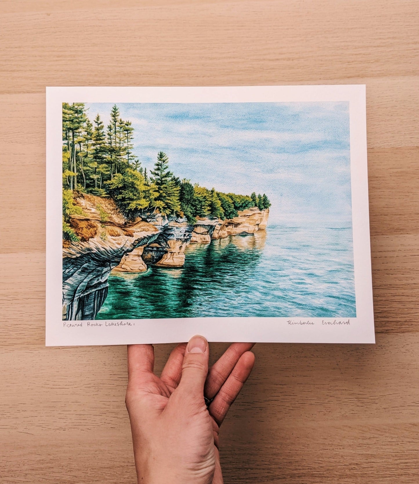 Pictured Rocks Lakeshore 1- Fine Art Print - Kim Everhard Art