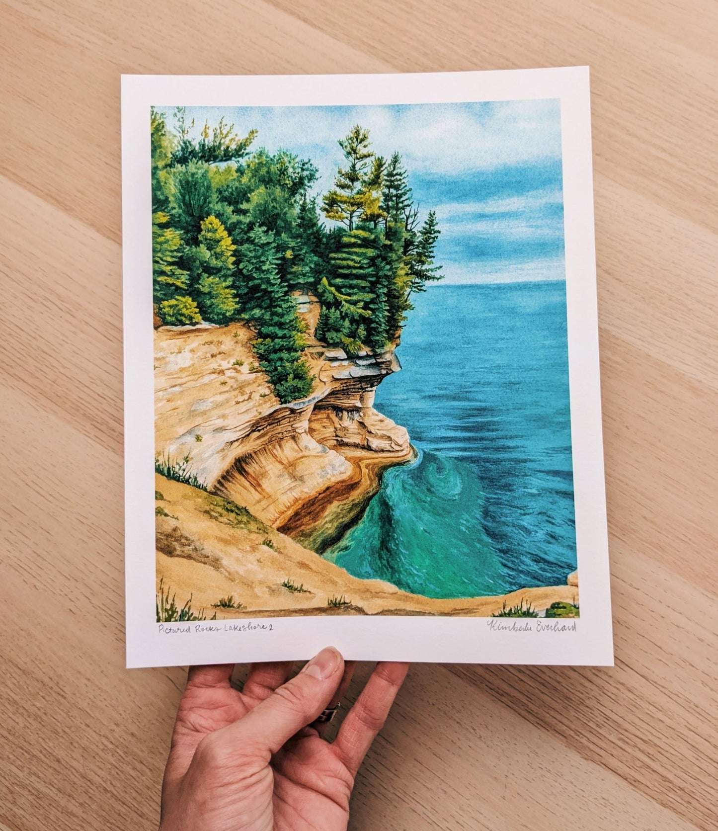 Pictured Rocks Lakeshore 2- Fine Art Print - Kim Everhard Art