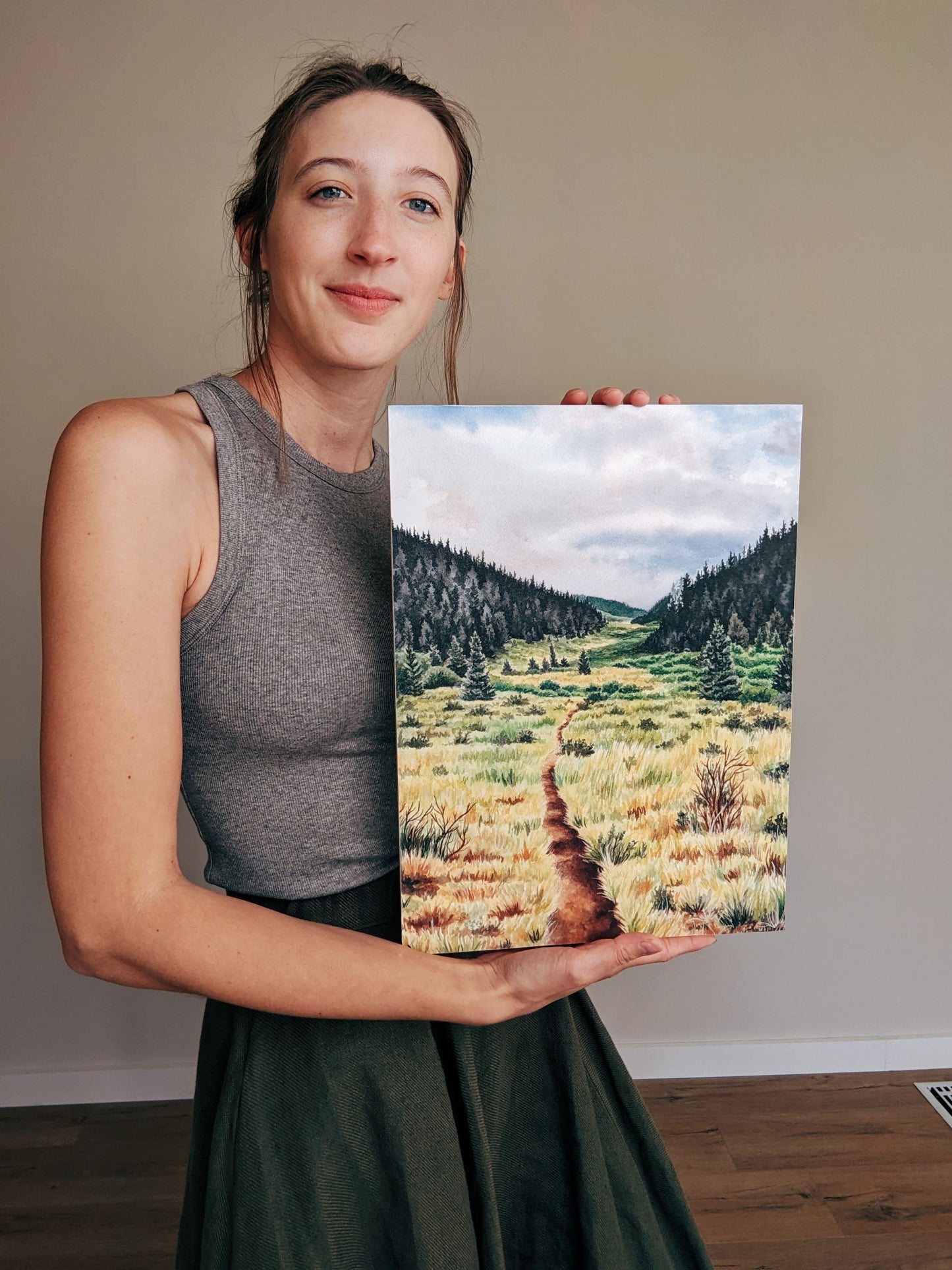 The Colorado Trail - Wood Mounted Print - Kim Everhard Art