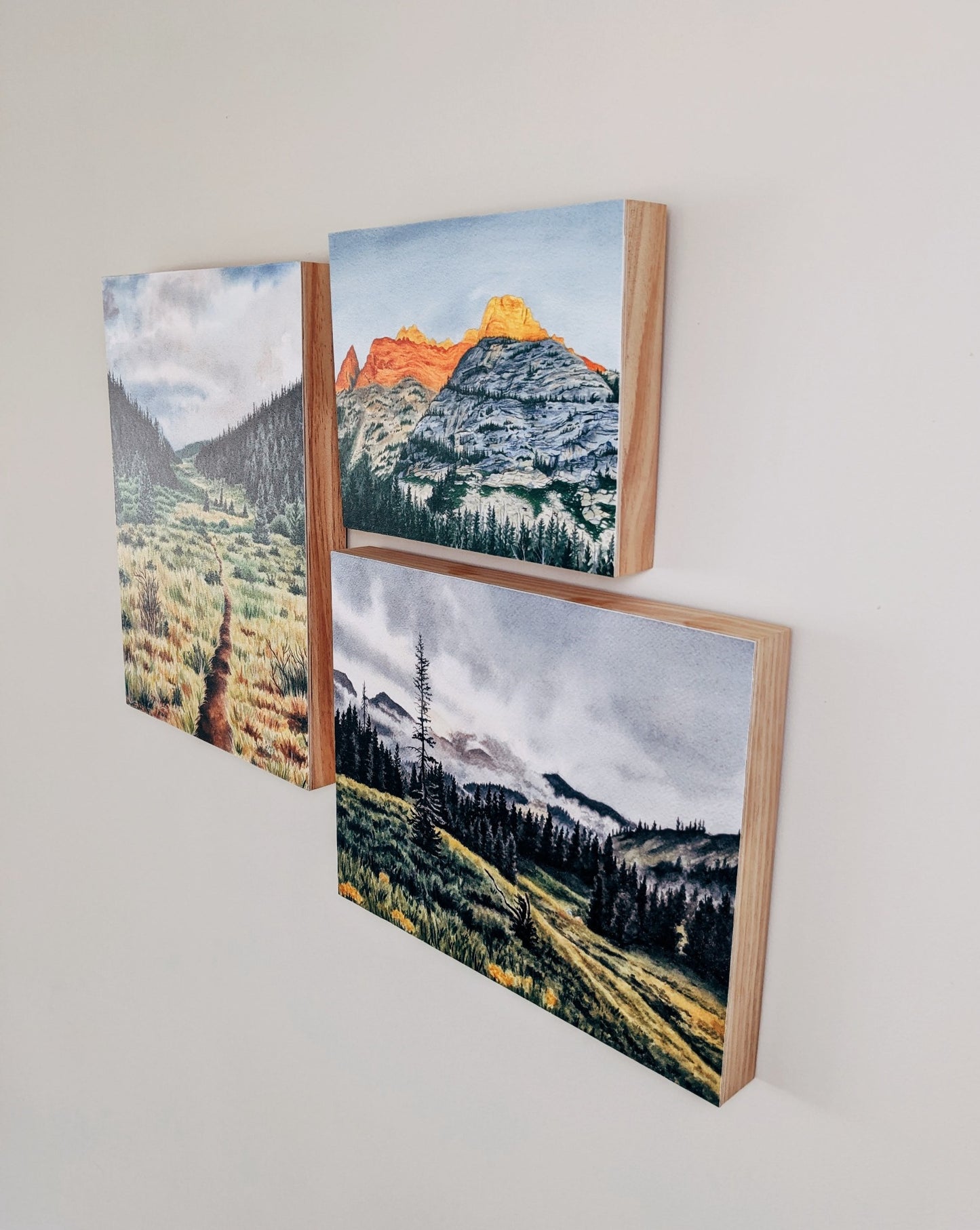 Granite Canyon - Wood Mounted Print - Kim Everhard Art