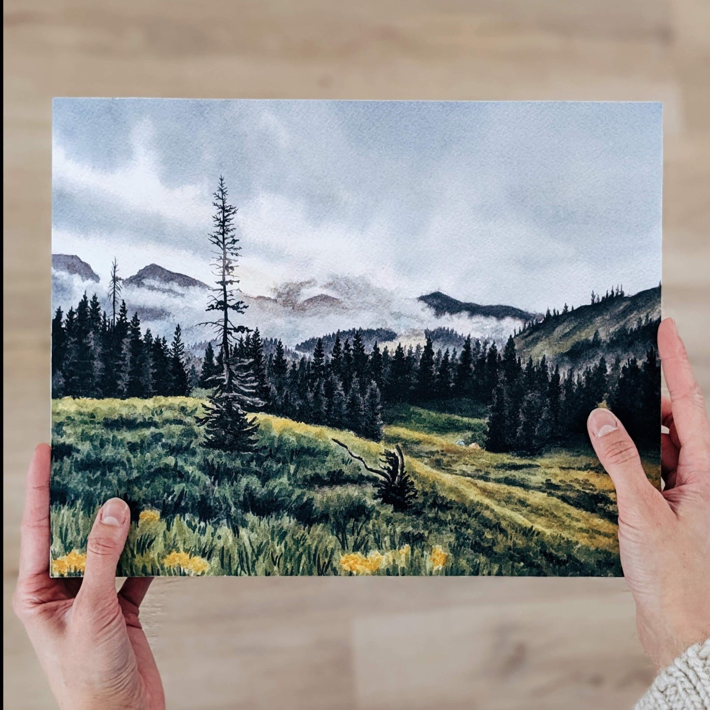 Granite Canyon - Wood Mounted Print - Kim Everhard Art