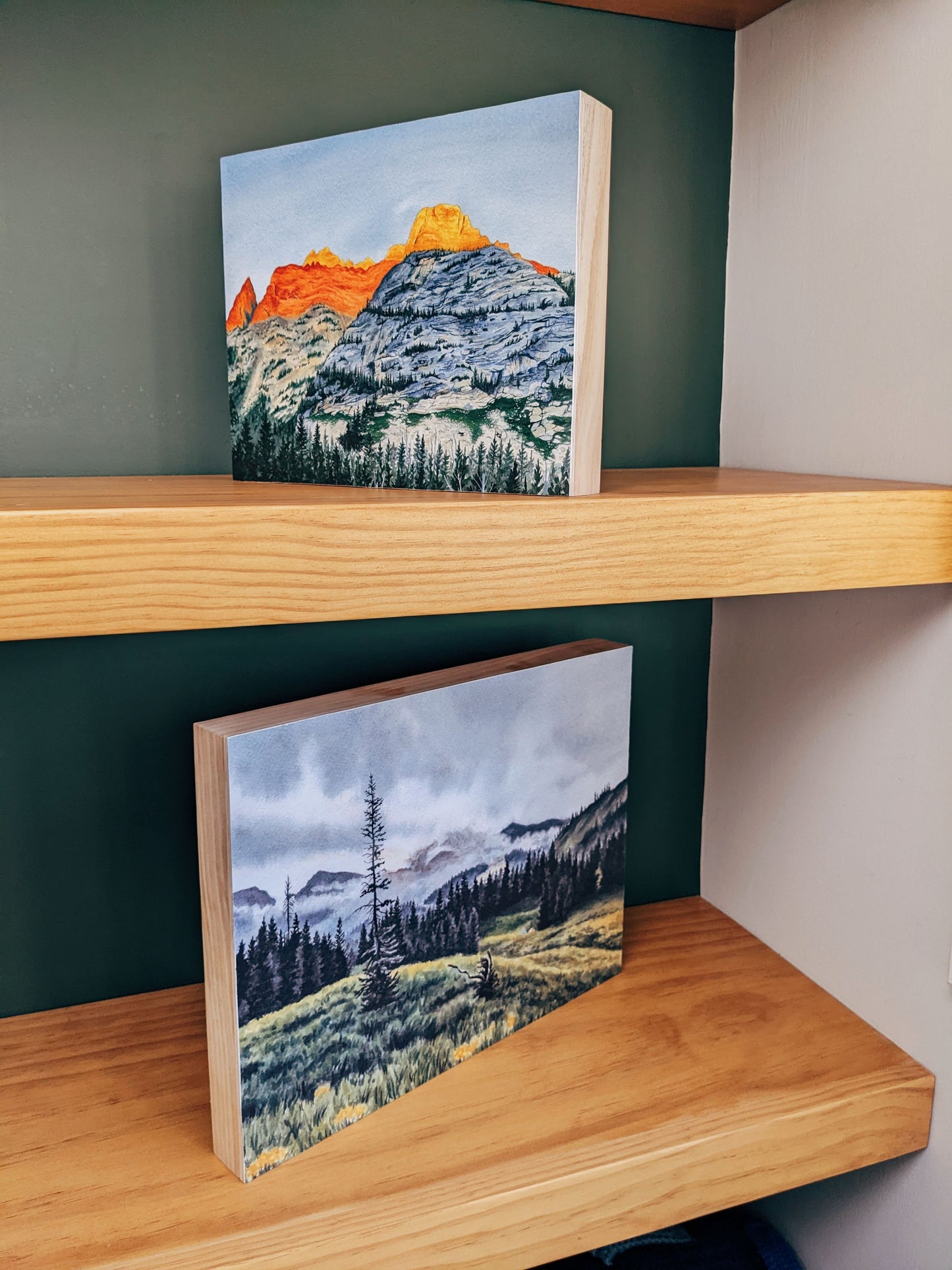 Grand Sunset - Wood Mounted Print - Kim Everhard Art