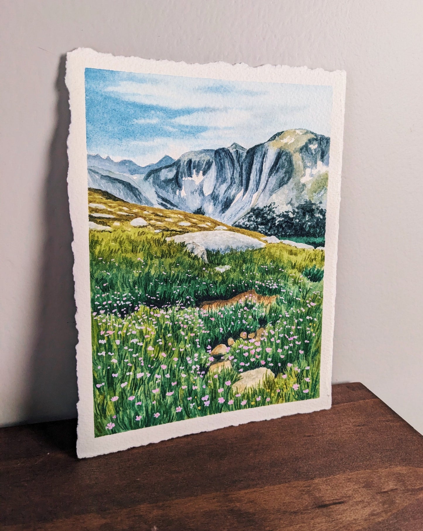 Meadow in the Winds - Original Painting - 6x8 - Kim Everhard Art