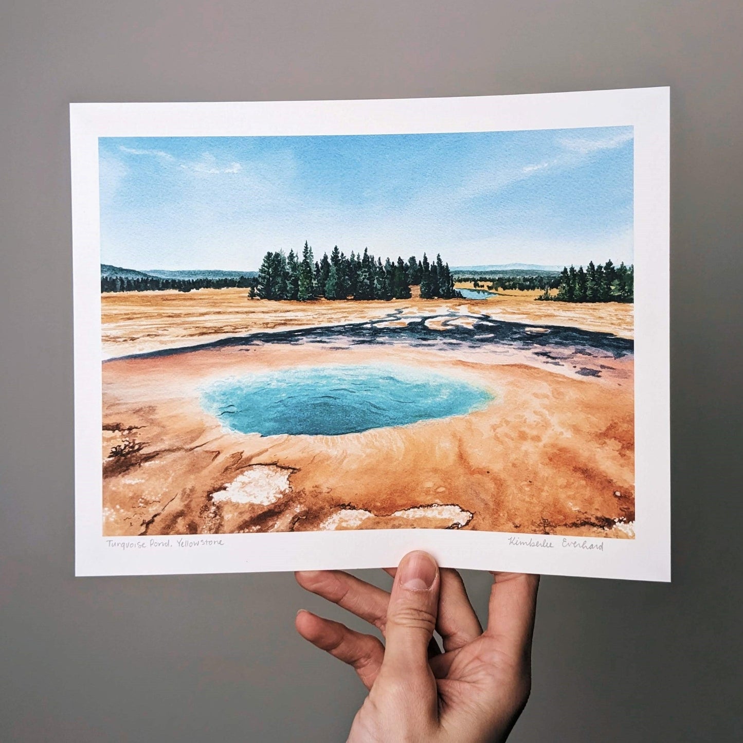 Turquoise Pond - Fine Art Print - Kim Everhard Art