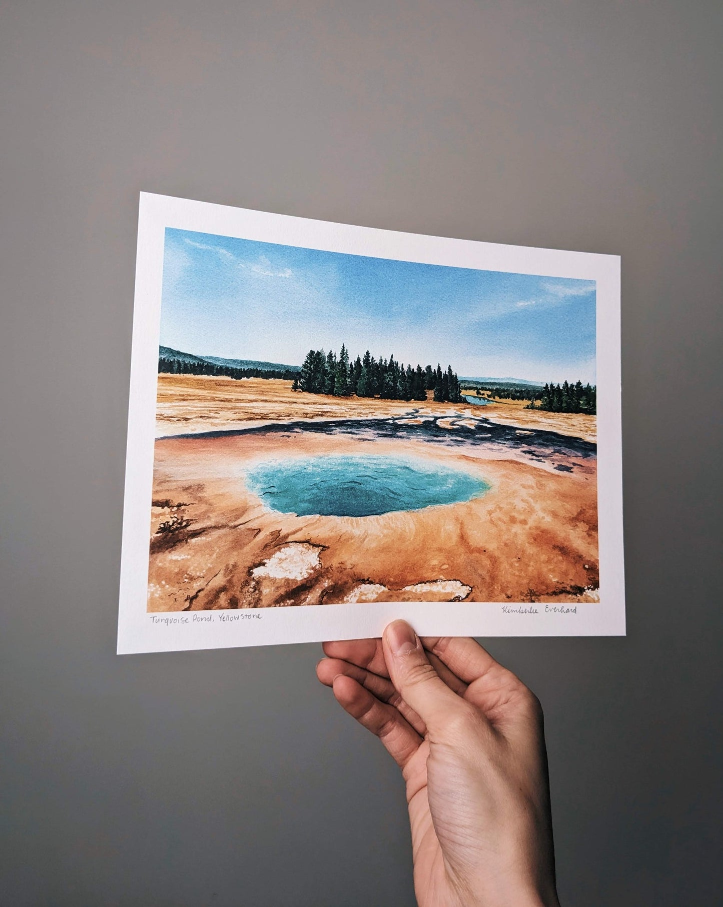 Turquoise Pond - Fine Art Print - Kim Everhard Art