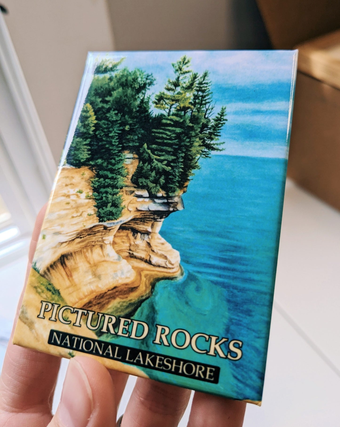 Pictured Rocks - Magnet - Kim Everhard Art