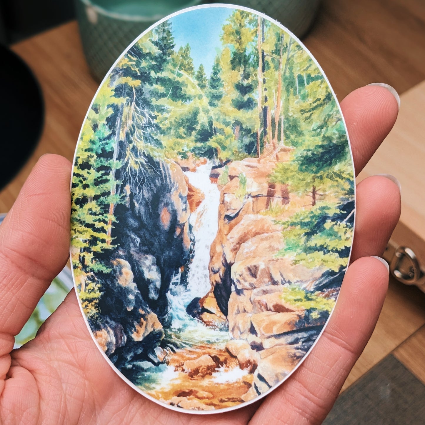 Chasm Falls - Vinyl Sticker - Kim Everhard Art