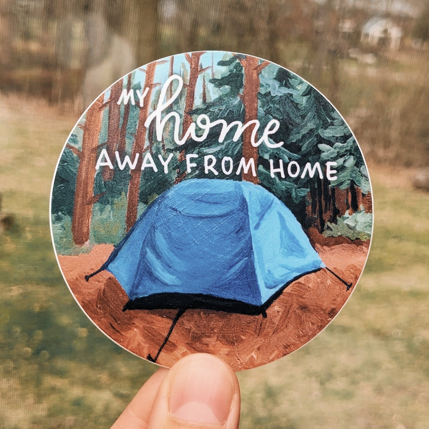 Home Away From Home - Vinyl Sticker - Kim Everhard Art