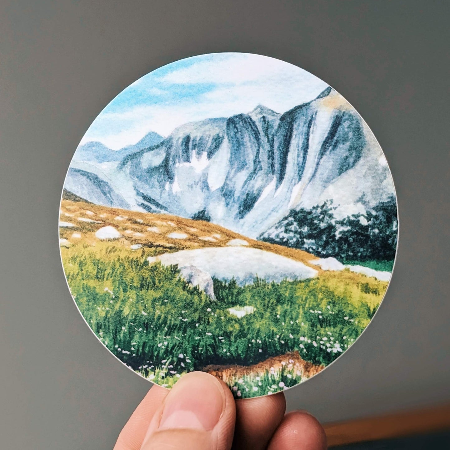 Wind River Range - Vinyl Sticker - Kim Everhard Art