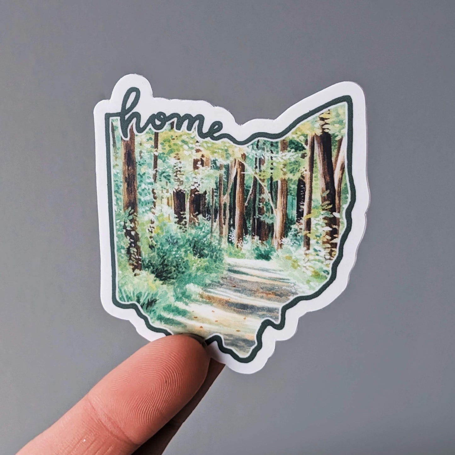 Ohio Is Home - Vinyl Sticker - Kim Everhard Art