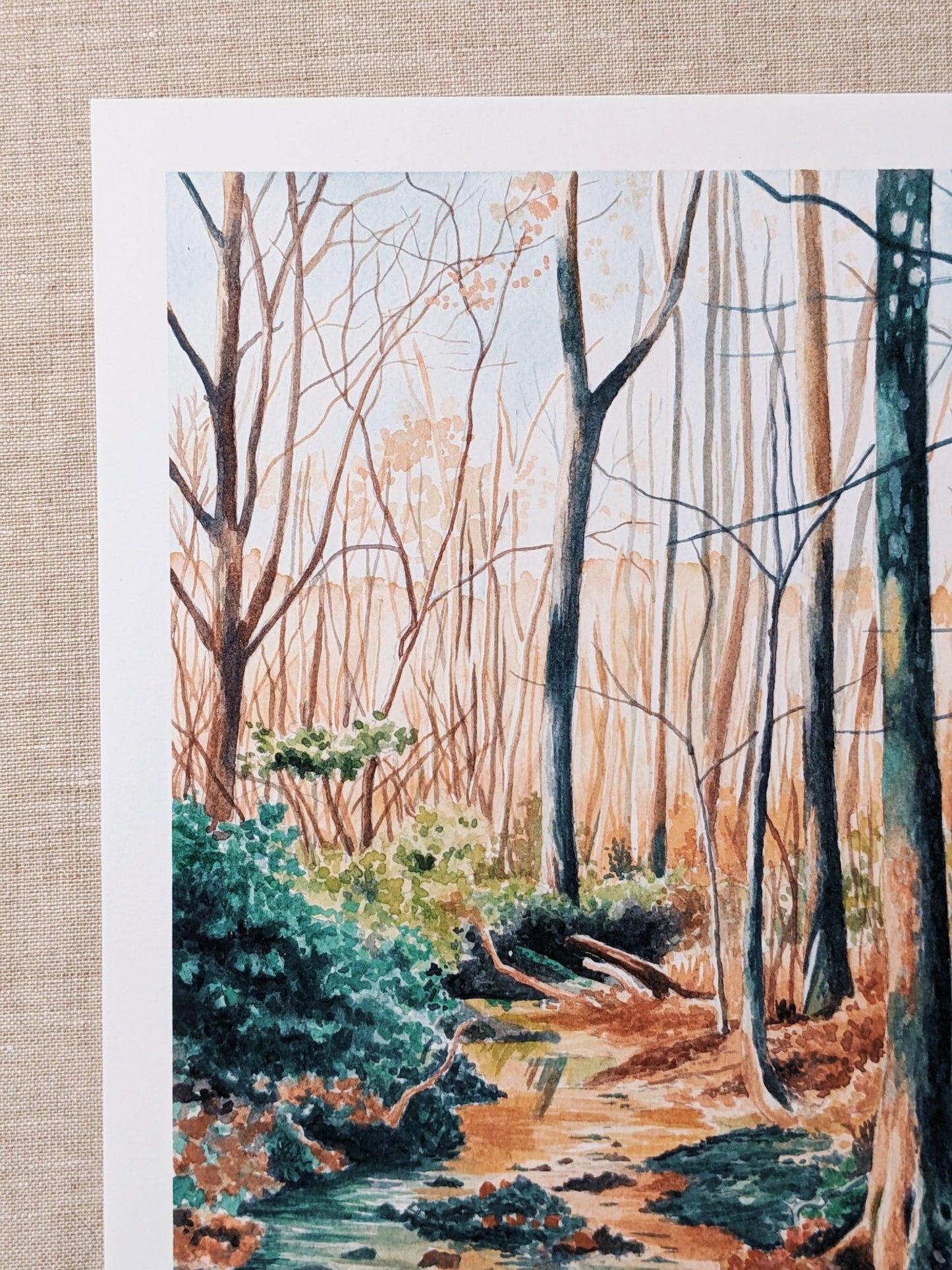 Golden Stream - Art Print - Kim Everhard Art