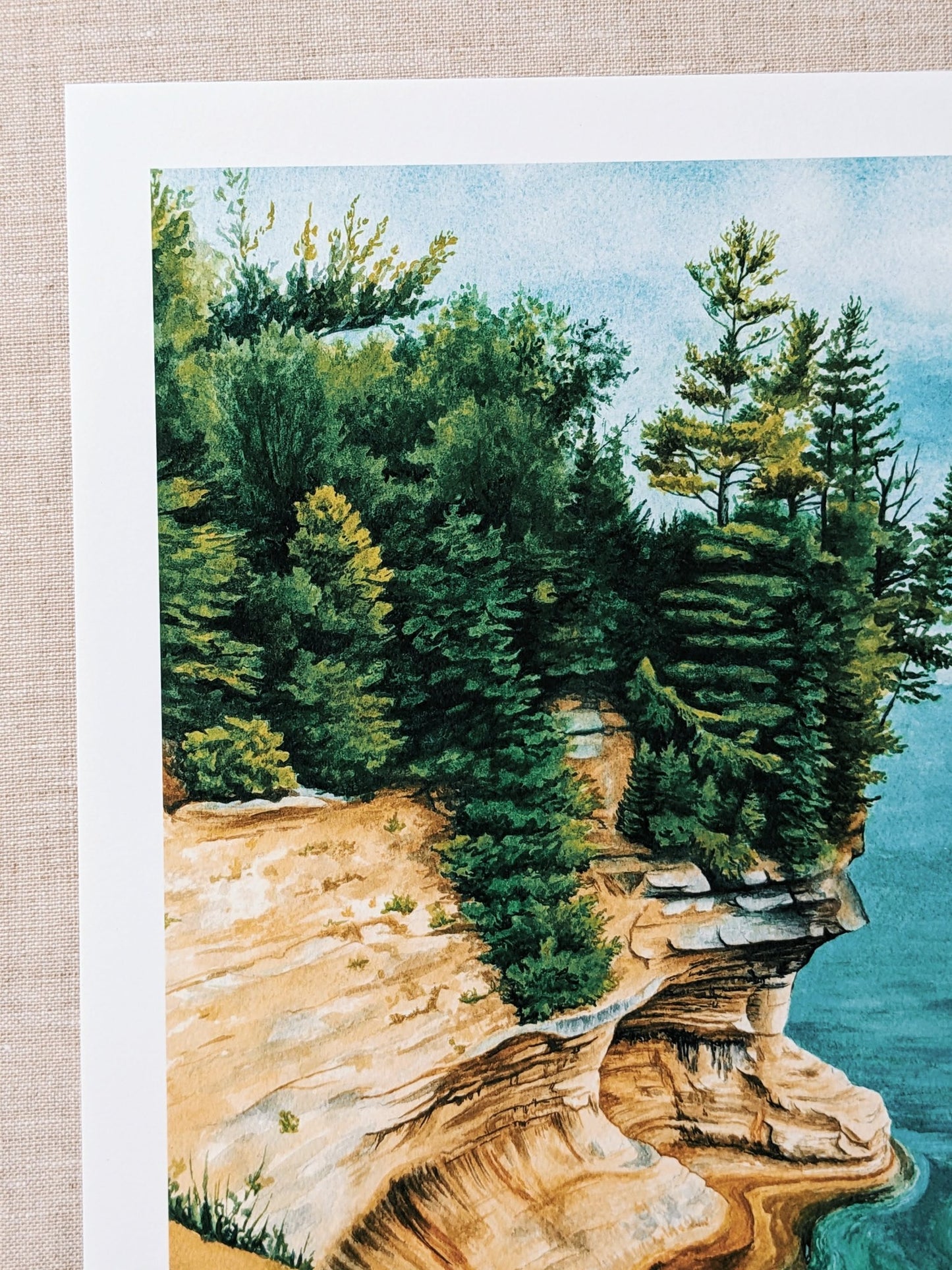 Pictured Rocks Lakeshore 2- Fine Art Print - Kim Everhard Art
