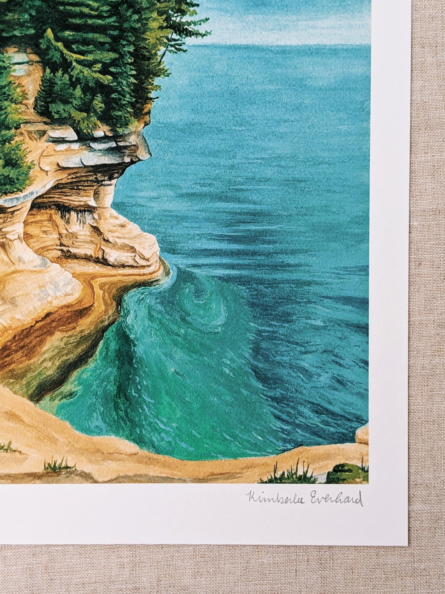 Pictured Rocks Lakeshore 2- Fine Art Print - Kim Everhard Art