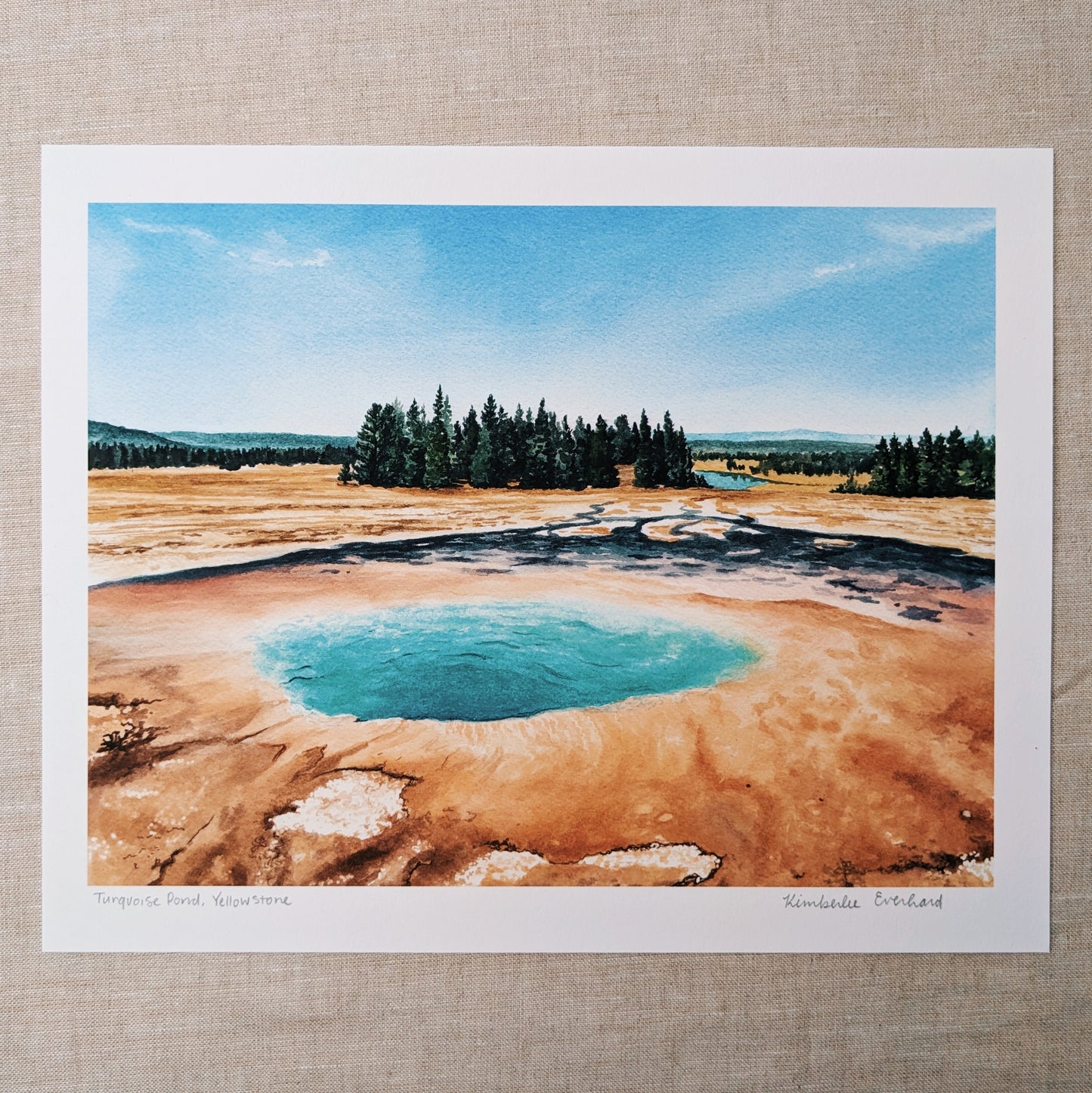 Turquoise Pond - Fine Art Print - Kim Everhard Art