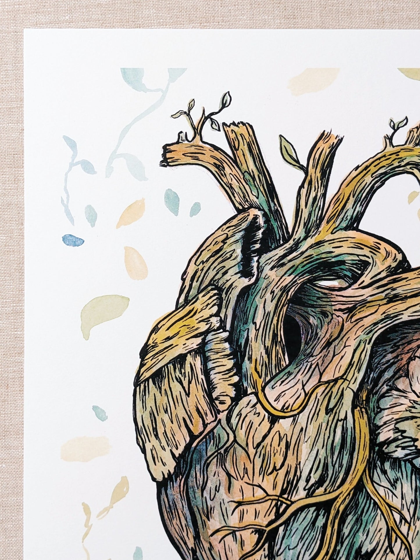 Nature Heart - Art Print - Kim Everhard Art