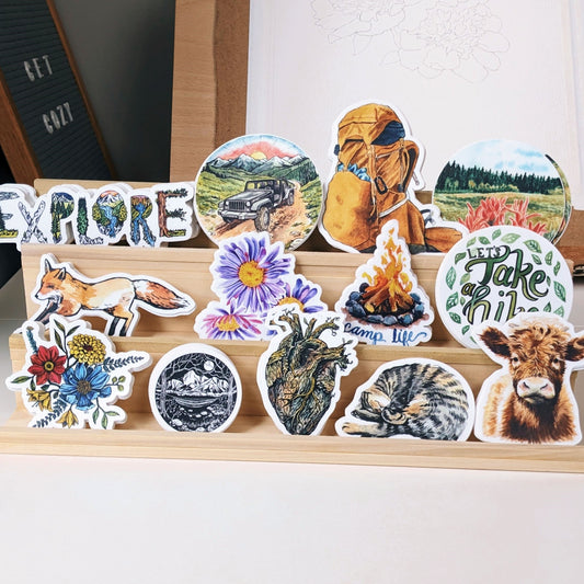 How to Make a Sticker Display