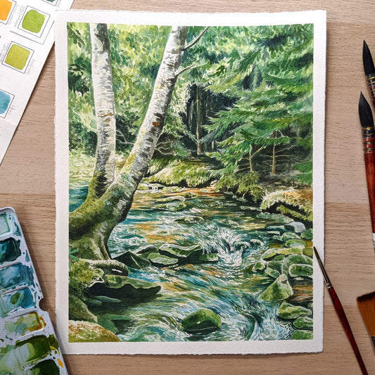 5 things I learned about painting watercolor landscapes