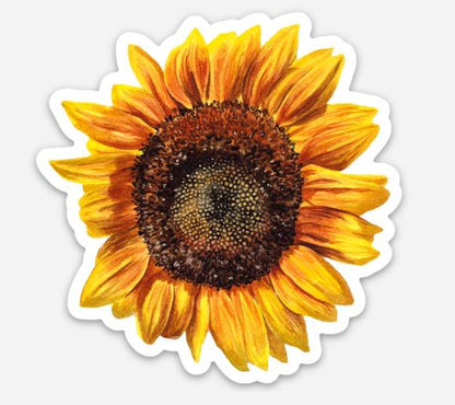Sunflower | Vinyl Sticker - Kim Everhard Art