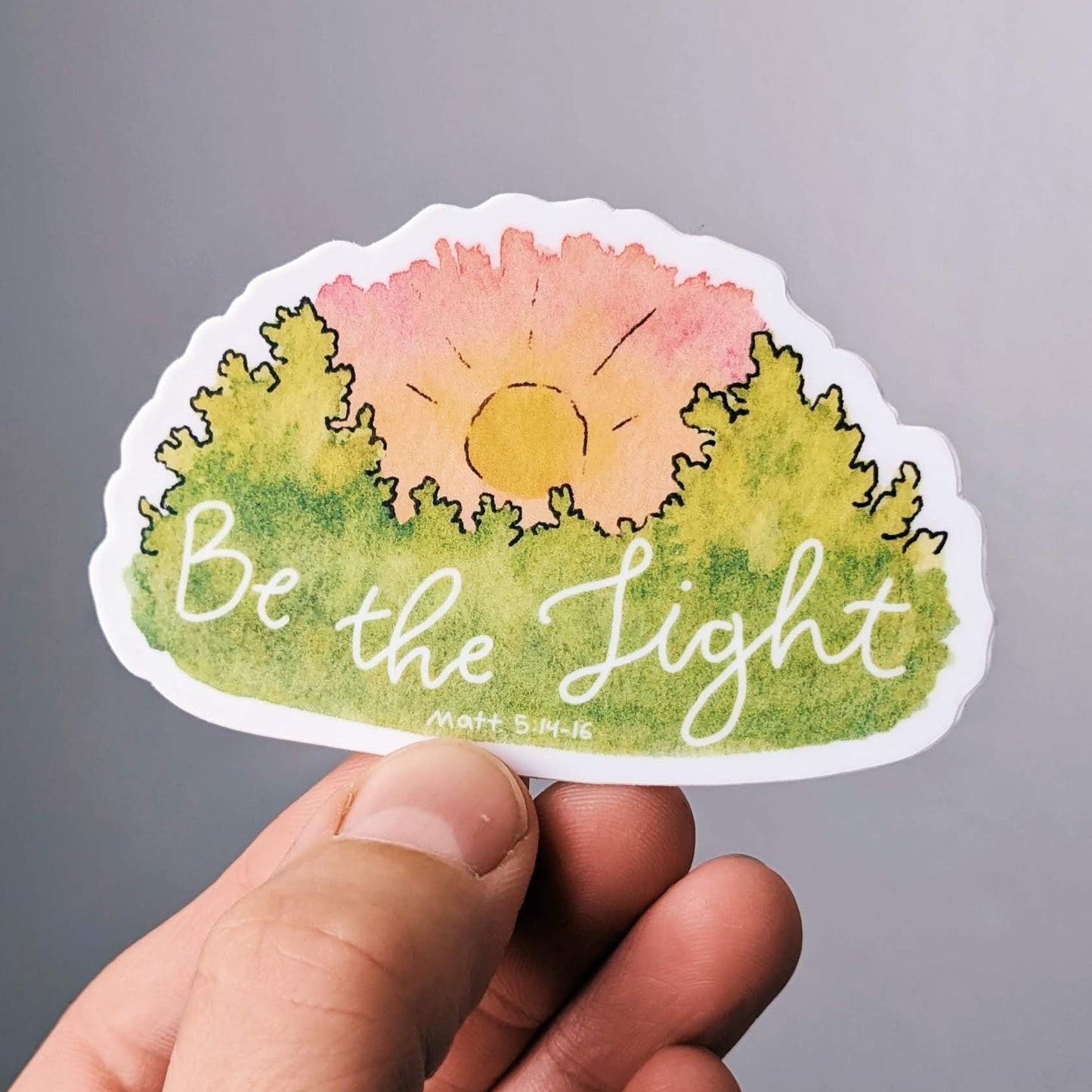 Be The Light | Vinyl Sticker - Kim Everhard Art