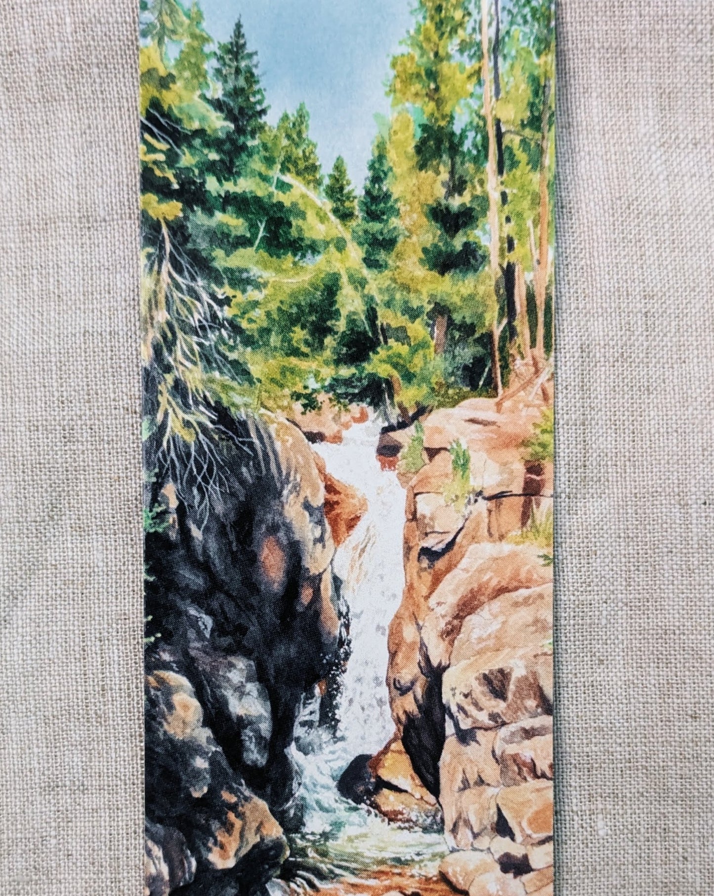 Chasm Falls - Bookmark - Kim Everhard Art
