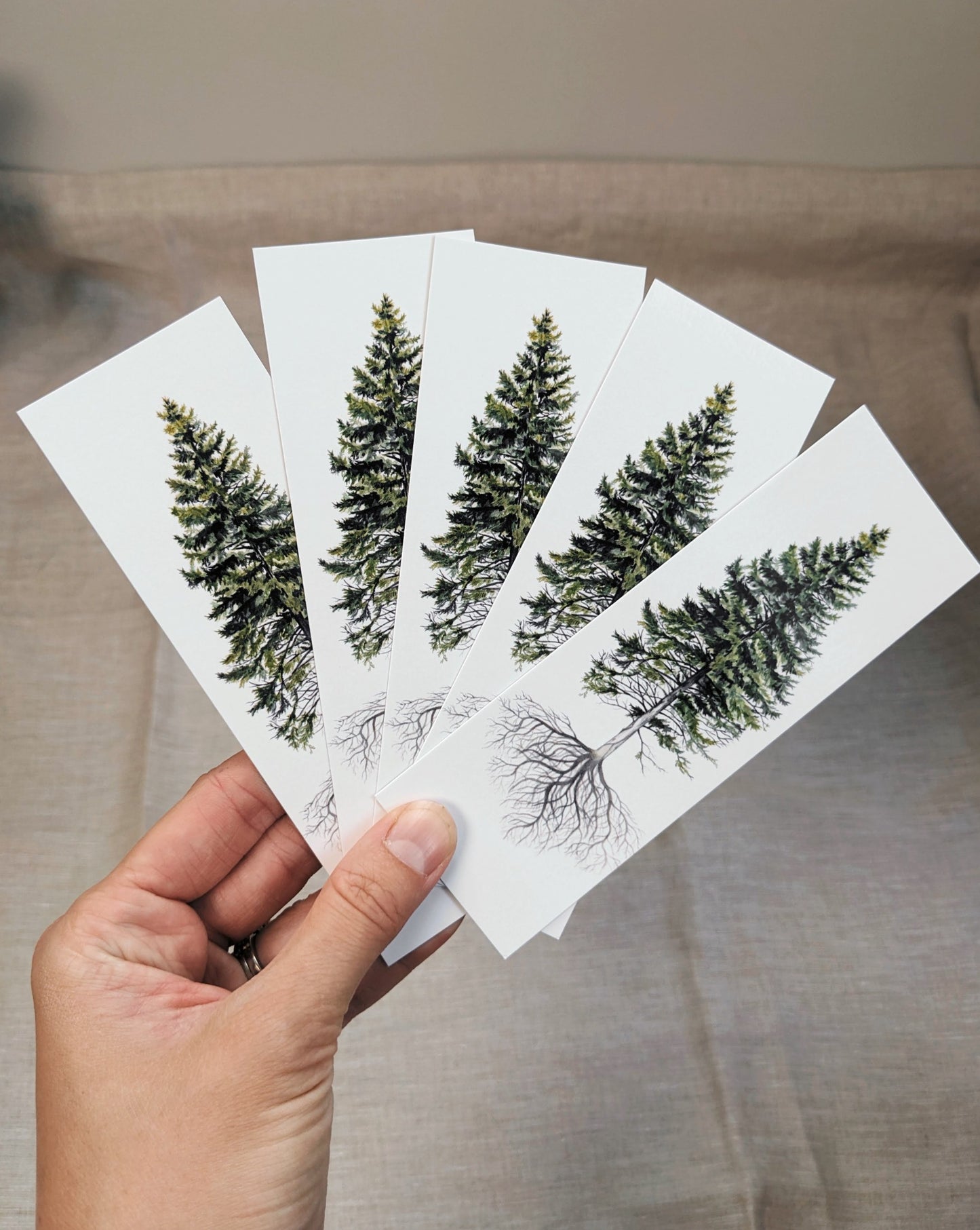 Rooted Pine - Bookmark - Kim Everhard Art