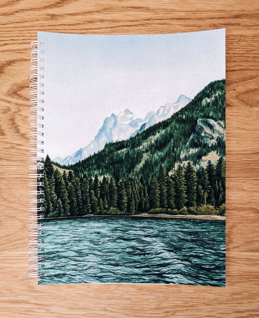 Pre-Order Spiral Bound Notebook - Jenny Lake - Kim Everhard Art