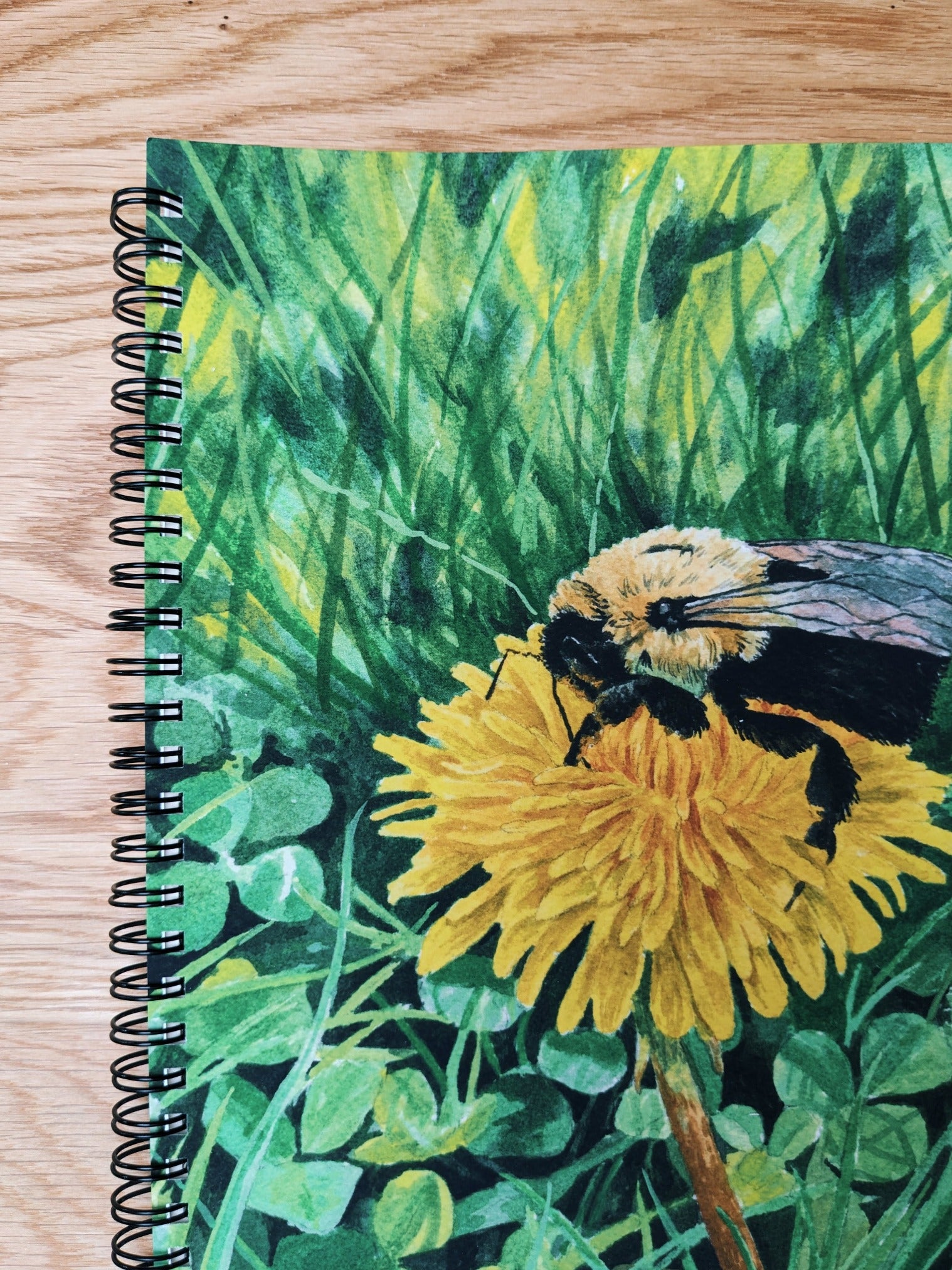 Pre-Order Spiral Bound Notebook - Busy Bee - Kim Everhard Art