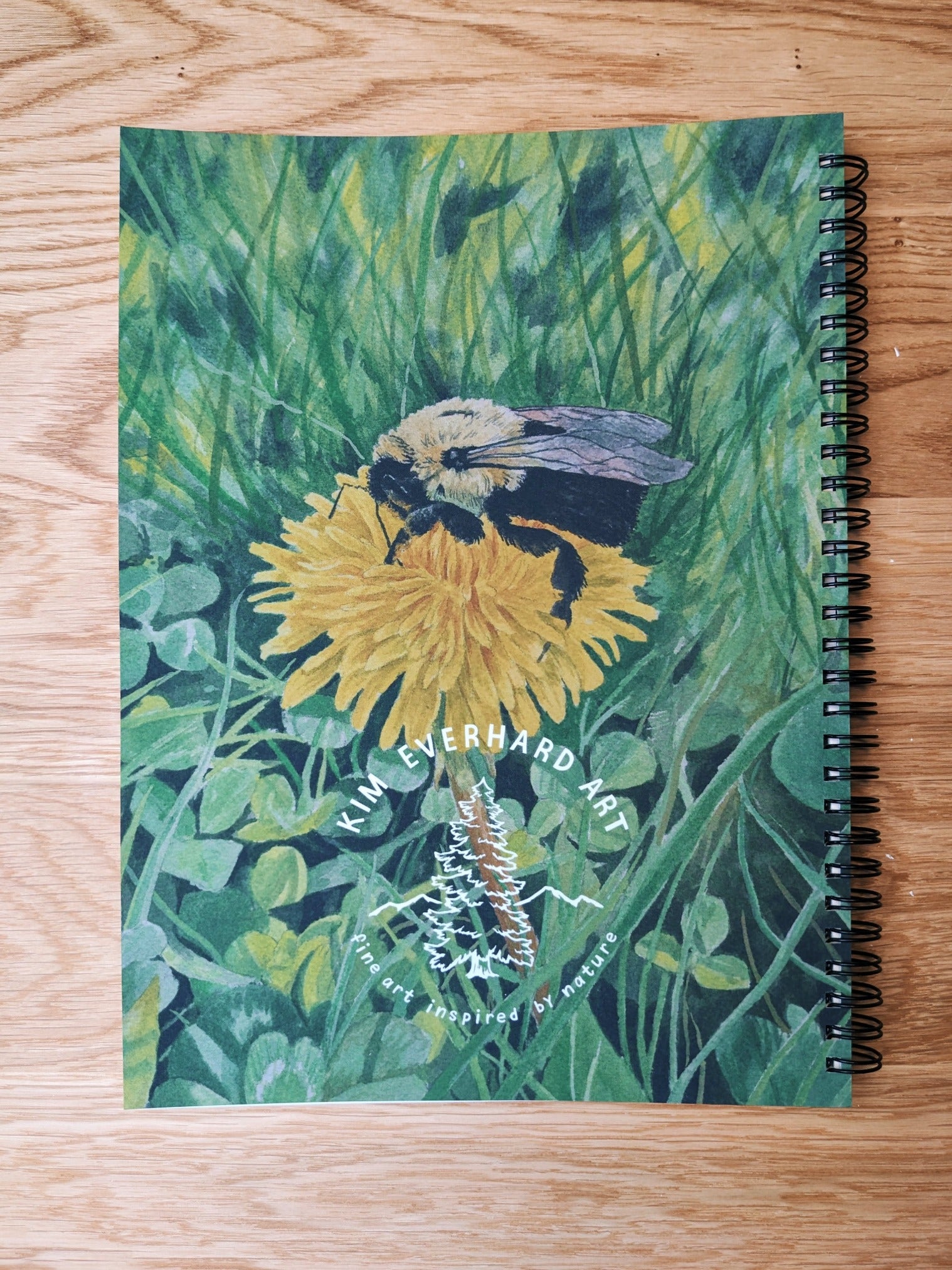 Pre-Order Spiral Bound Notebook - Busy Bee - Kim Everhard Art