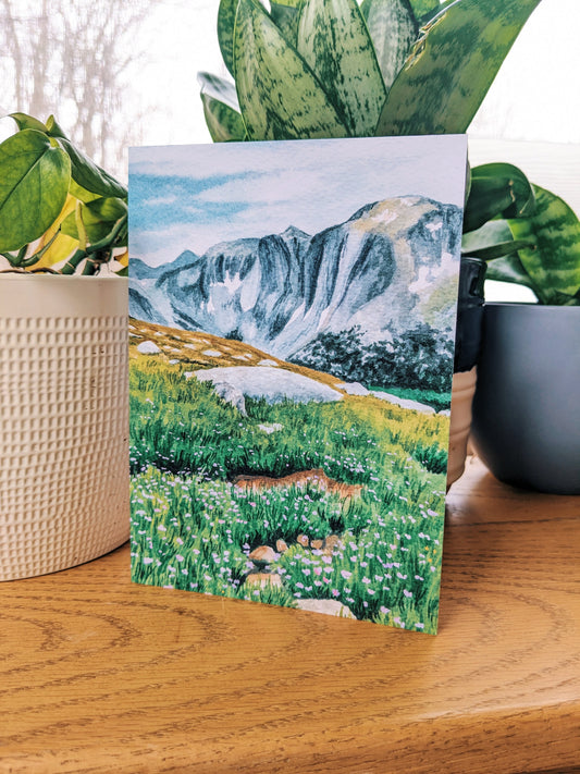 Meadow in the Winds - Greeting Card