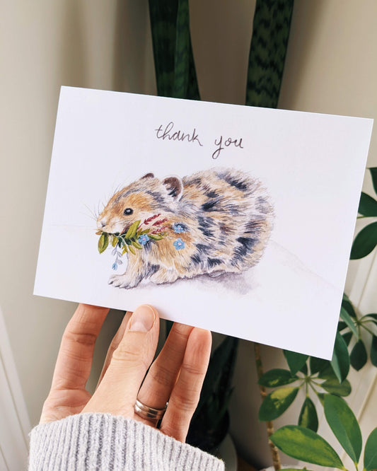 Pika - Thank You Card Set