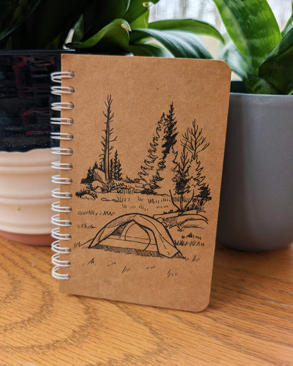 Pocket Notebook - Tent - Kim Everhard Art
